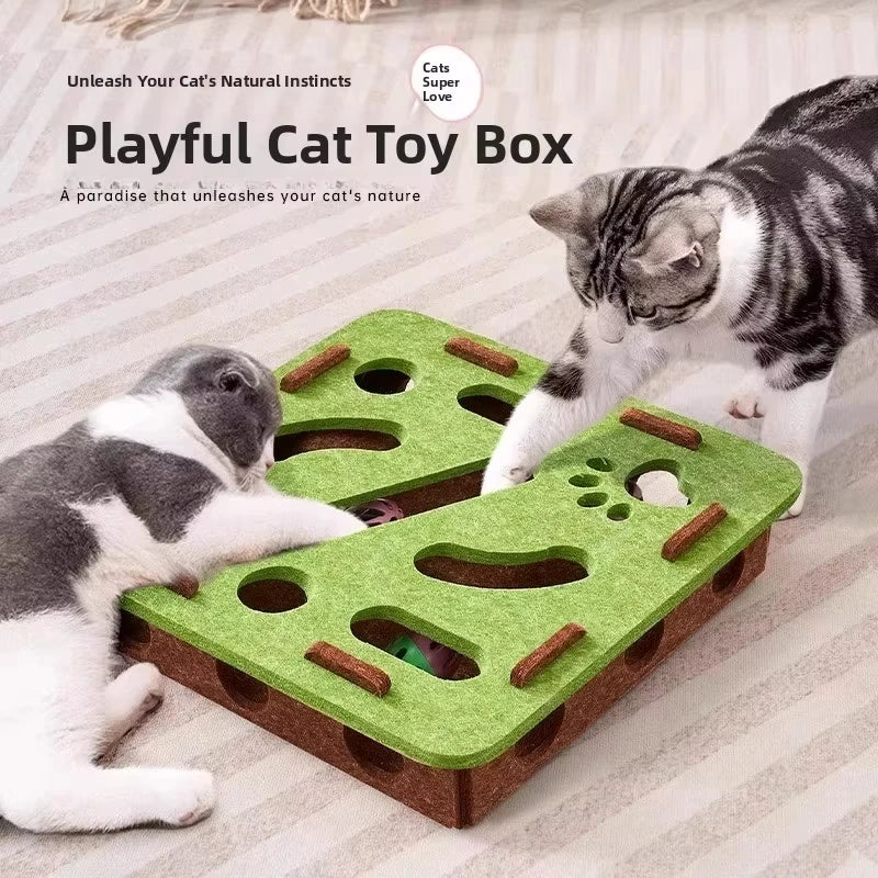 Cat Puzzle Box
