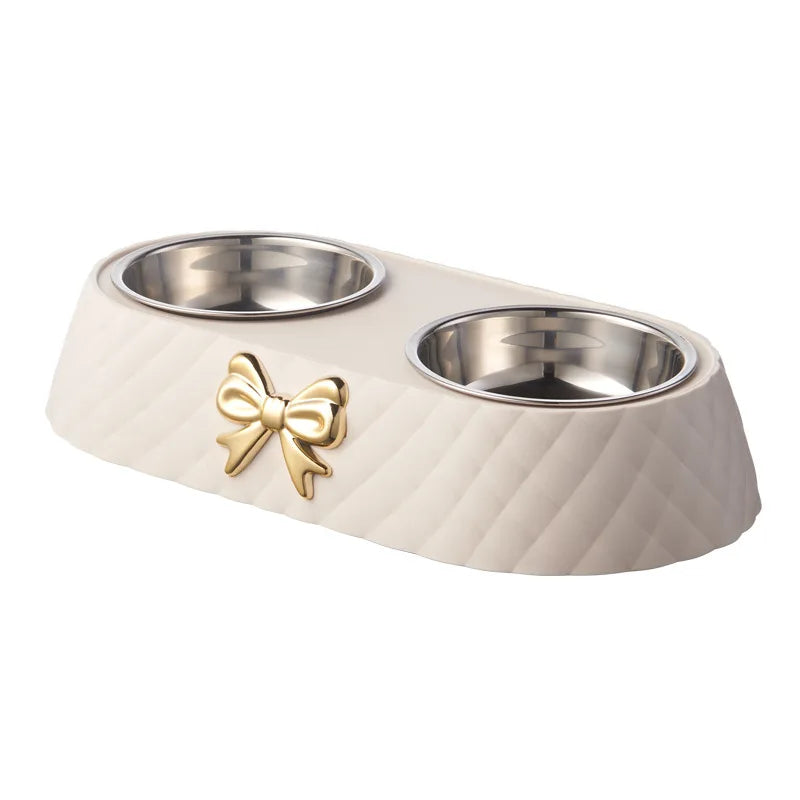 Double Pet Feeding Bowl