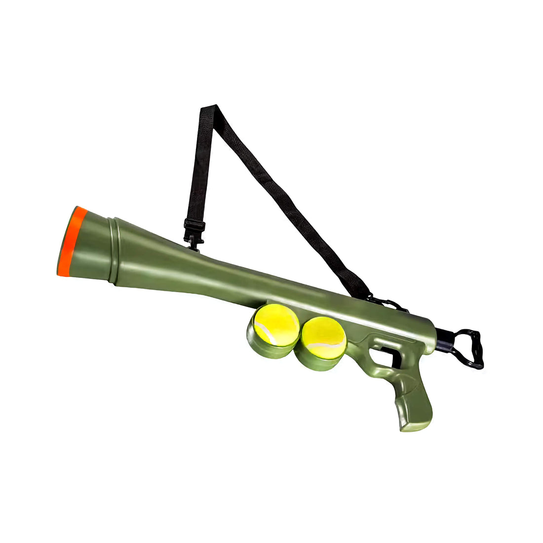 Lanceur de balles pour chien avec balle de tennis